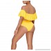 Mommy and Me Swimsuit Summer Family Matching Swimwear Cute Baby Girls Bikini Set A-a Girls Yellow B07L8BL93R